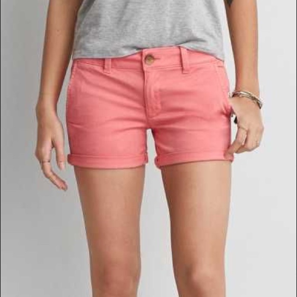 Girly pink shorts 14
